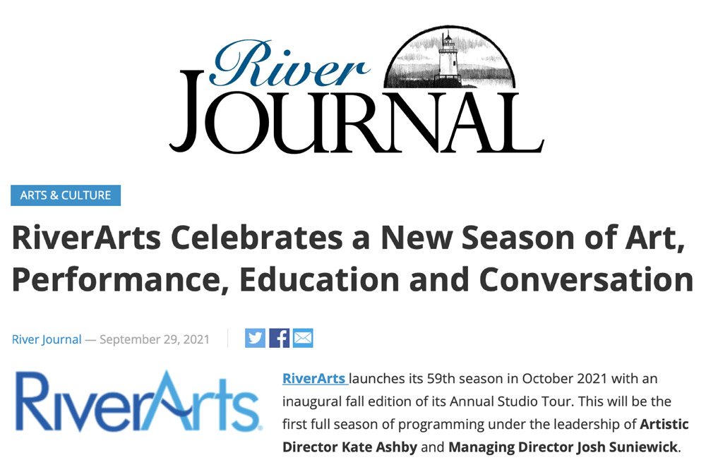 RiverArts Celebrates a New Season of Art, Performance, Education and Conversation | River Journal